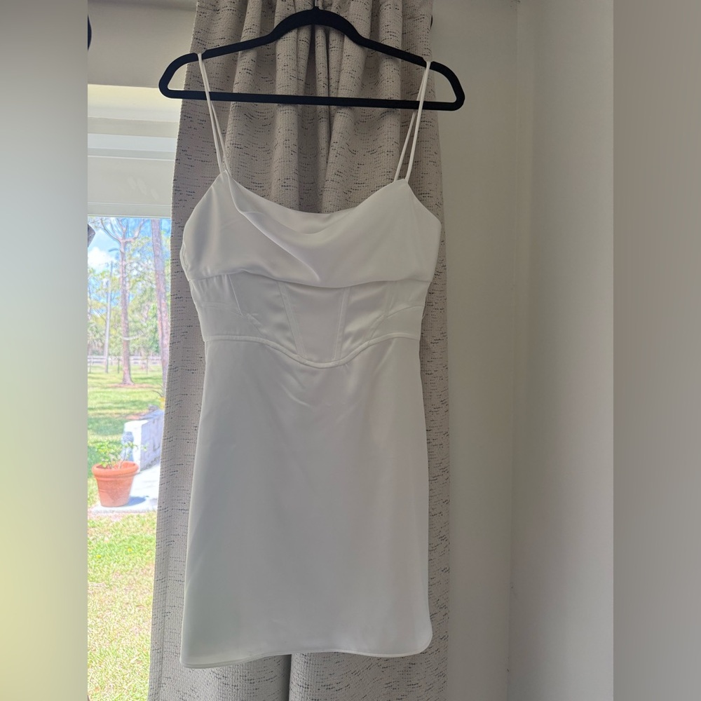 Zara Corset White Dress
